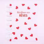 Couverture Carnet Coeurs