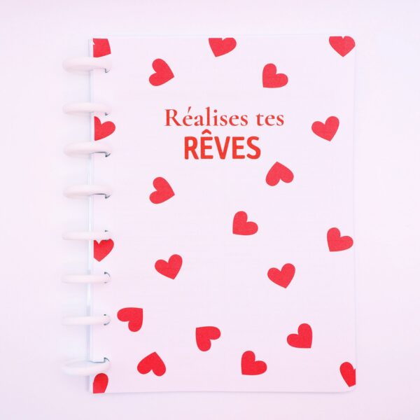 Couverture Carnet Coeurs