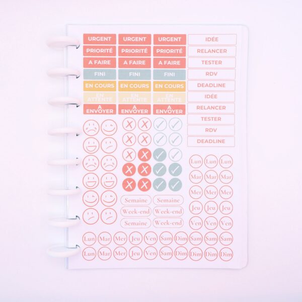 Feuille de stickers